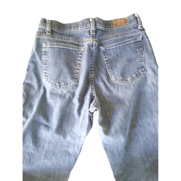 Lee Relaxed Fit Women's Denim Jeans Straight Leg Size 10 Petite - Picture 4 of 7